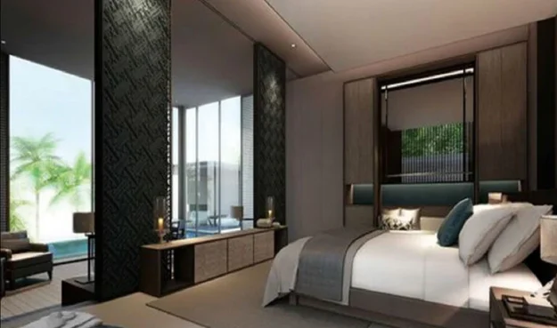 Thiết kế phòng khách căn hộ GREEN HOTEL với sofa hiện đại và ánh sáng tự nhiên