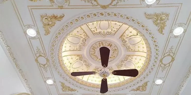 Mẫu phào chỉ thạch cao cổ điển cho trần phòng khách Mẫu phào chỉ thạch cao cổ điển cho trần phòng khách