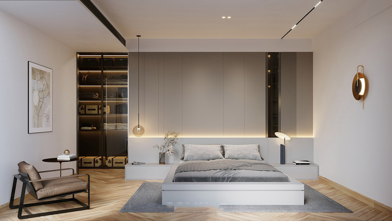 Thi Công Nội Thất Khách Sạn khu vực phòng ngủ