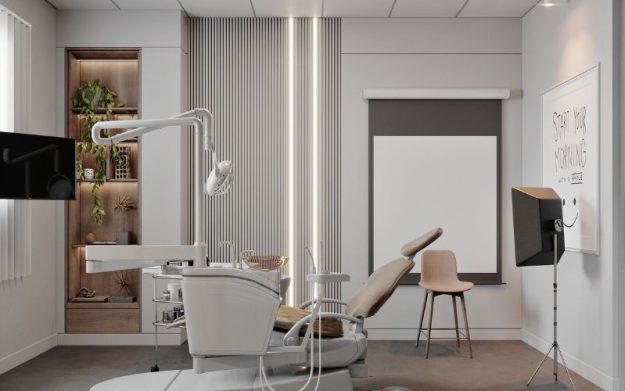 thi công phòng khám răng với thiết bị hiện đại