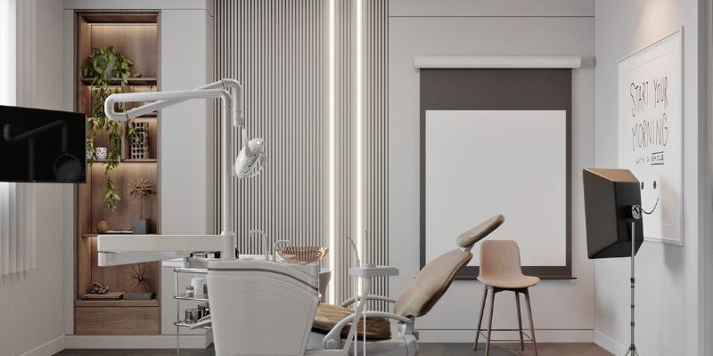 thi công phòng khám răng với thiết bị hiện đại