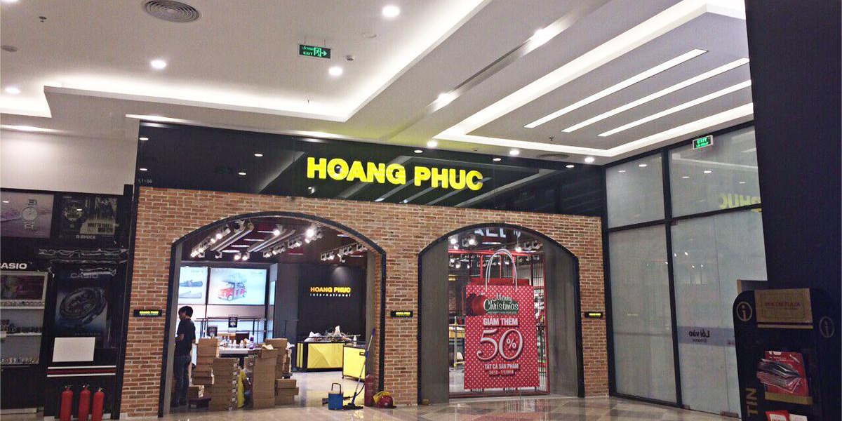 Thiết kế và thi công showroom Hoàng Phúc