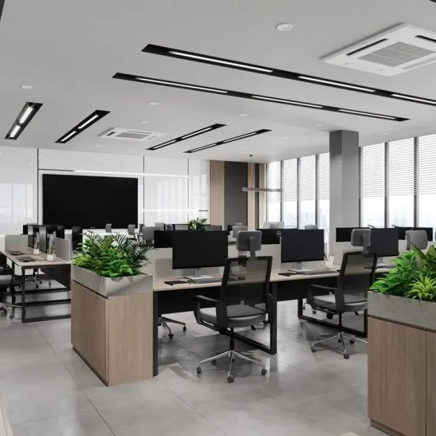 thiet-ke-van-phong-Modern-Office-Design mẫu thiết kế nội thất văn phòng làm việc đẹp, đầy đủ công năng
