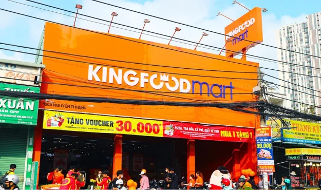 Thi công siêu thị mini King Food tại Thủ Đức với không gian gọn gàng, hiện đại Thi công siêu thị mini King Food tại Thủ Đức với không gian gọn gàng, hiện đại