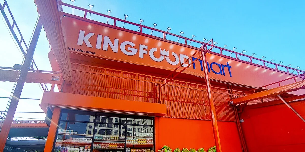 Thi công trọn gói siêu thị mini Kingfood