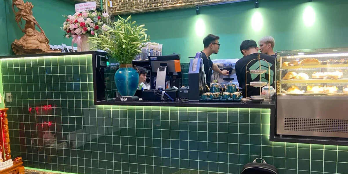 thi công thiết kế trọn gói quán cafe Hoàng Khang