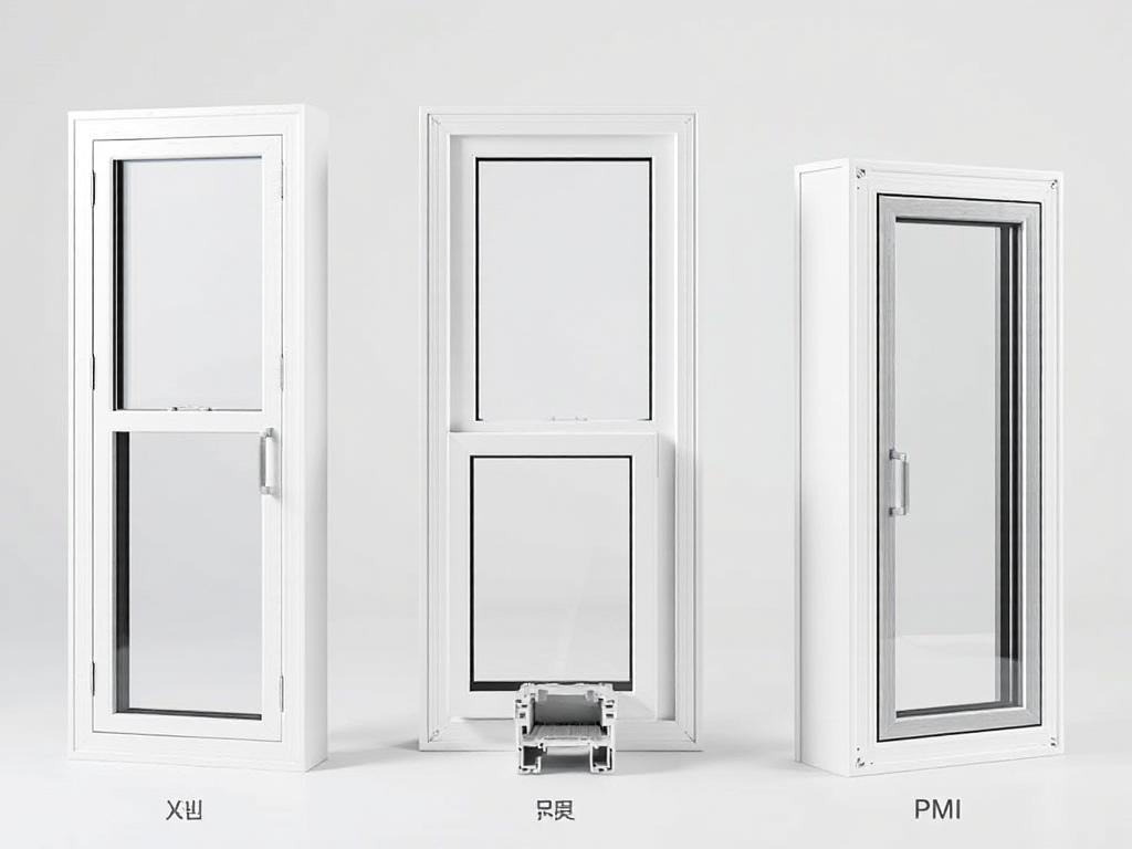 So sánh ba mẫu cửa nhôm kính giá rẻ: Xingfa, Việt Pháp, và PMI. Hình ảnh minh họa cho bài viết về lắp cửa nhôm kính giá rẻ.